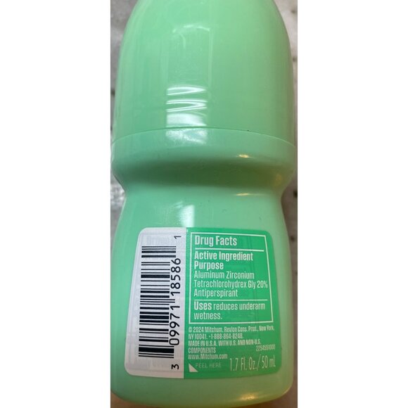 NEW 5 Sticks Mitchum Women Triple Odor Defense Deodorant Roll On Powder Fresh - Picture 3 of 3